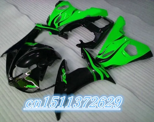 

latest Fairing for YZF-R6 03-05 YZF R6 03 04 05 YZFR6 R6 2003-2005 2003 2004 2005 green black
