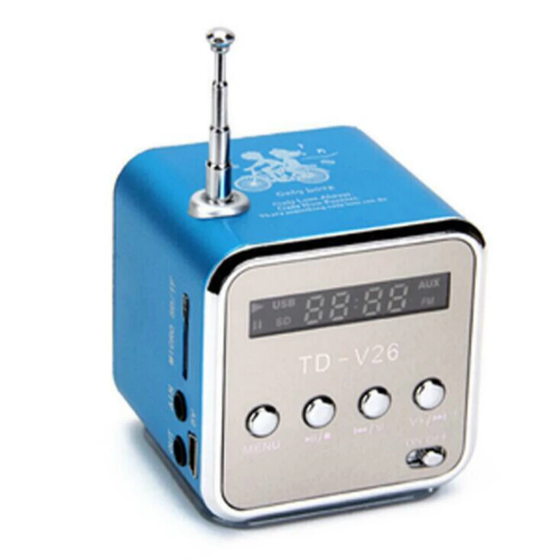 Мини радиоприемник с USB портативные колонки Fm радио цифровой для ПК телефона MP3
