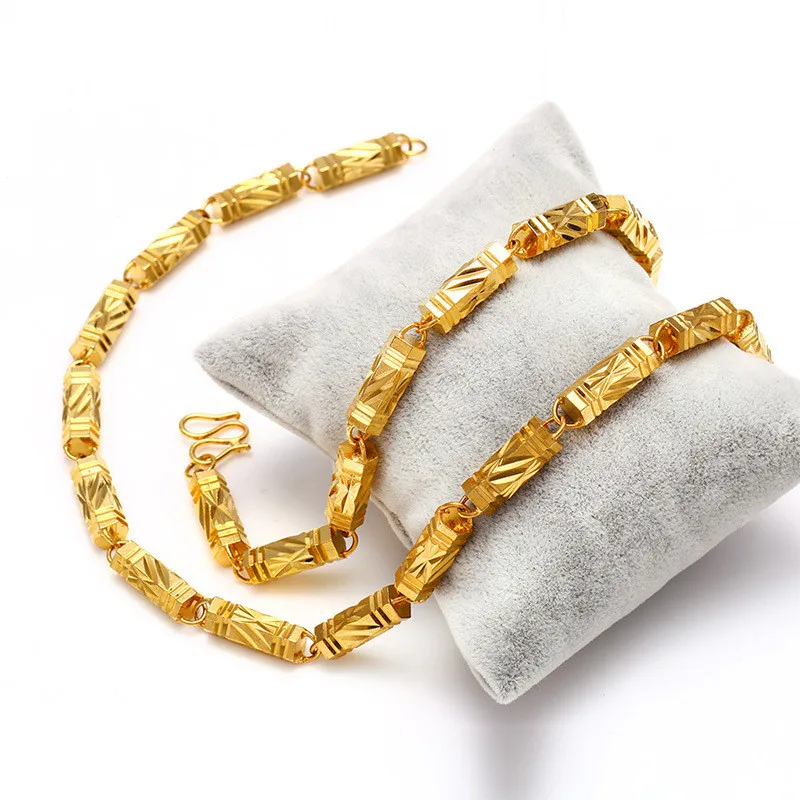 Ожерелье с шестигранной цепью для мужчин 6 мм 60 см|Цепочки| |