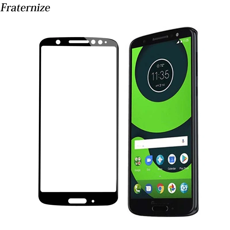 9H полное покрытие экрана протектор Закаленное стекло пленка для Motorola Moto X4 E5 G6 Play