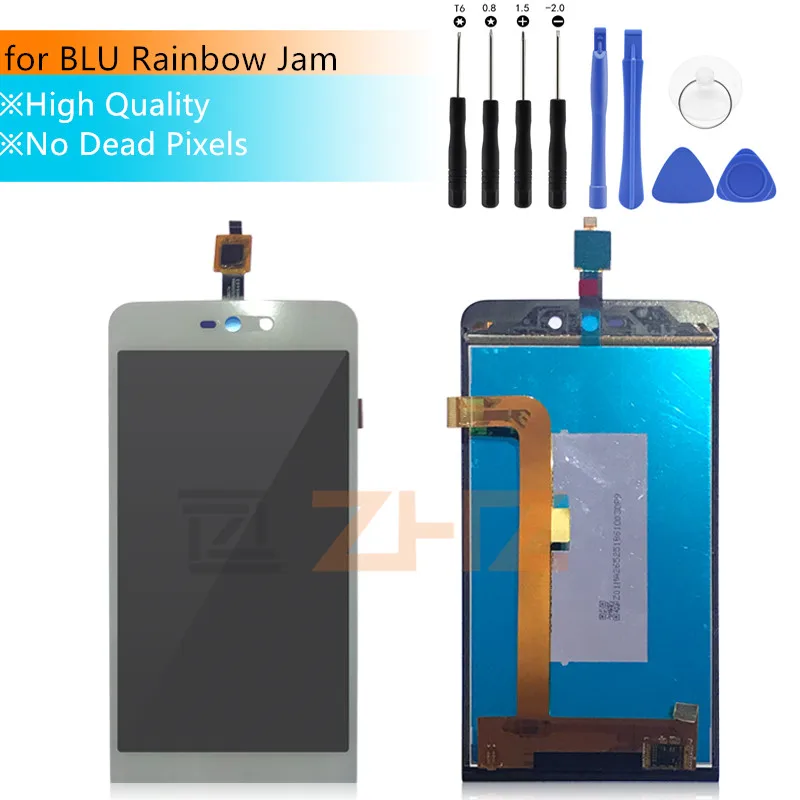 

For blu Rainbow Jam LCD Display Touch screen digitizer Assembly for blu Rainbow Jam 4gb +tools repair parts