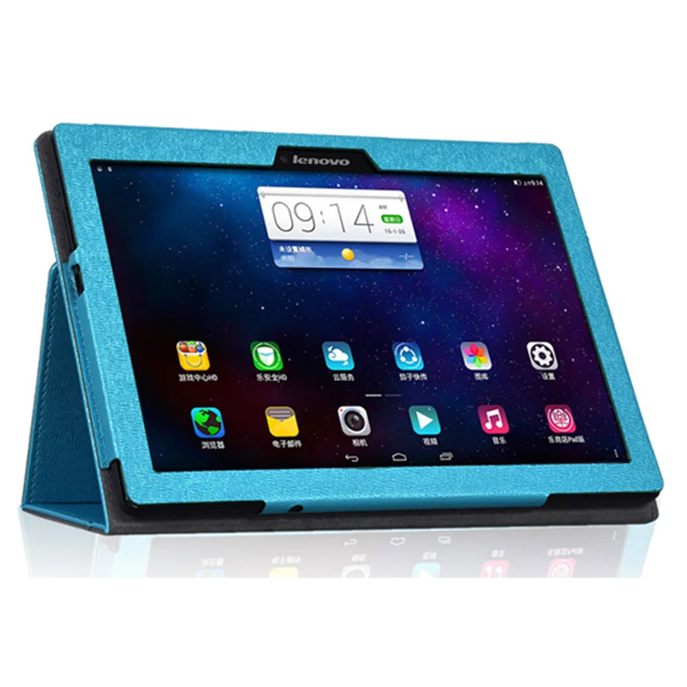 Модный защитный складной чехол книжка из искусственной кожи для Lenovo TAB 10 ТБ X103F 1