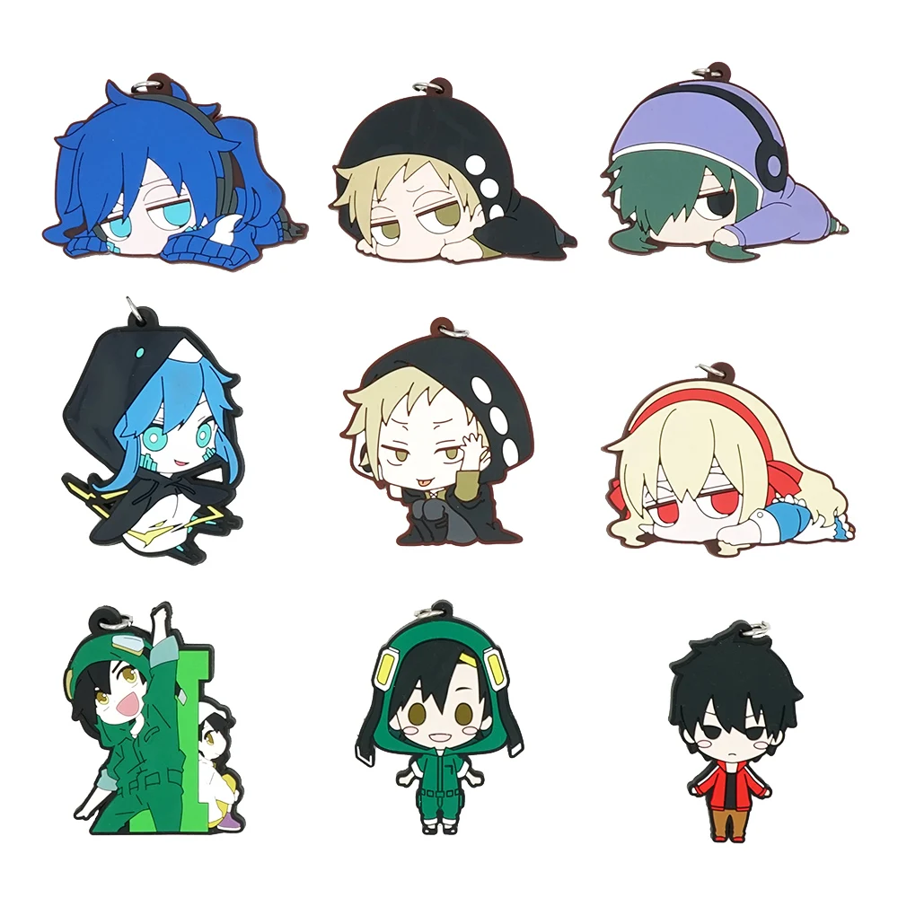 Mekakucity Actors Kagerou Project Anime Kido Seto Marry Ene Shintaro Hibiya Konoha резиновый брелок|Игровые фигурки и