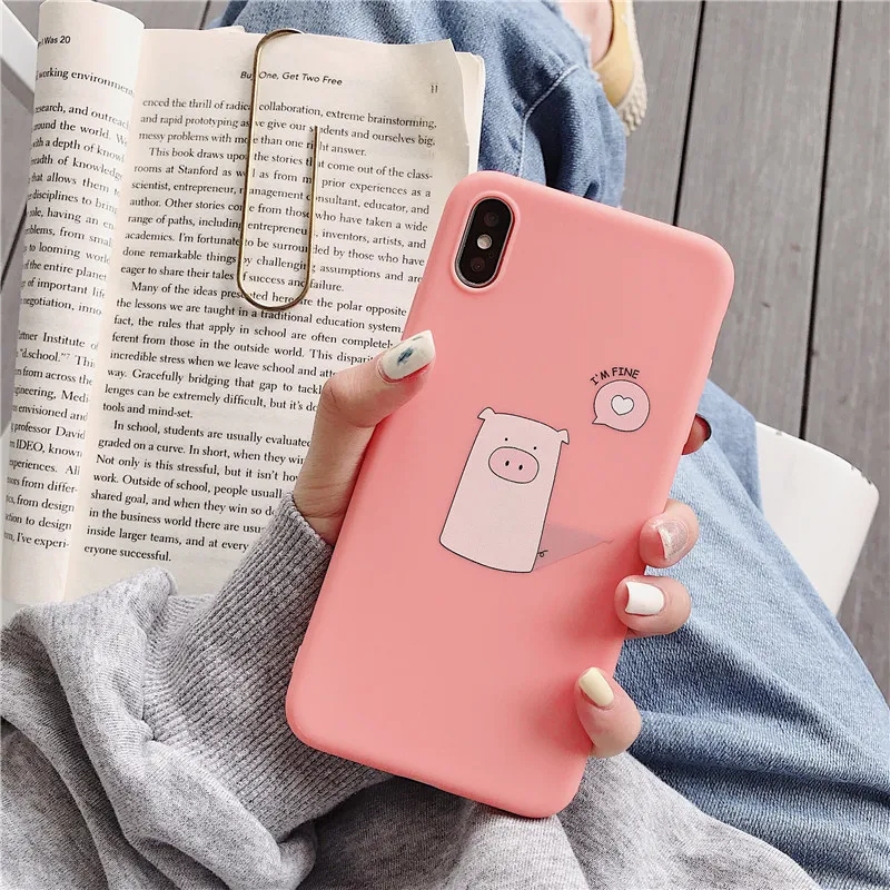 IToncs милый динозавр Копилка Телефон чехол для iPhone 6 7 8 Plus силиконовый XS MAX XR X S