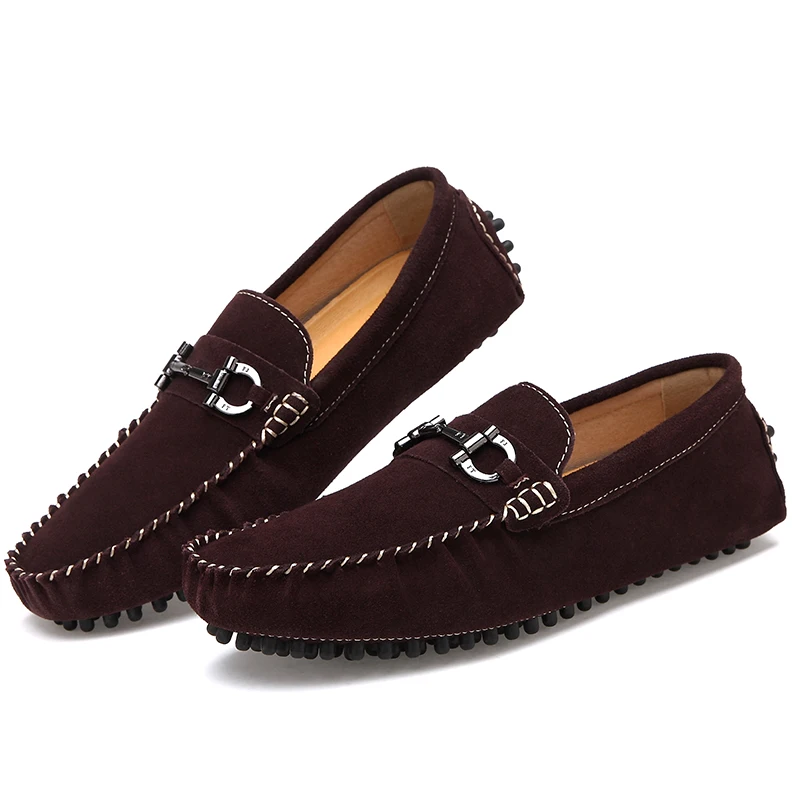

Cow Suede Men Loafers Breathable Men Shoes Casual Slip On