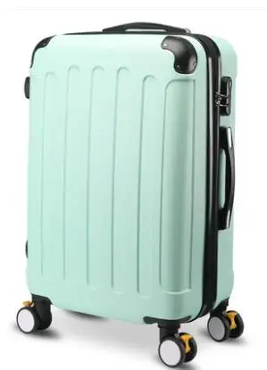 Green 24Inch Брендовый 20 дюймов 24 дюйма чемодан на колесиках Чехол для багажа чехол для путешествий Чехол для багажа чехол s чехол на колесиках Чехол для багажа на колесиках - Цвет: Green 24Inch