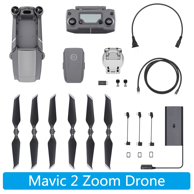 Mavic 2 Zoom DJI Mavic 2 Zoom Drone 1/2. " CMOS сенсор 4x без потерь зум FHD видео 48MP Супер Разрешение фото 2x оптический зум Долли зум - Цвет: Mavic 2 Zoom