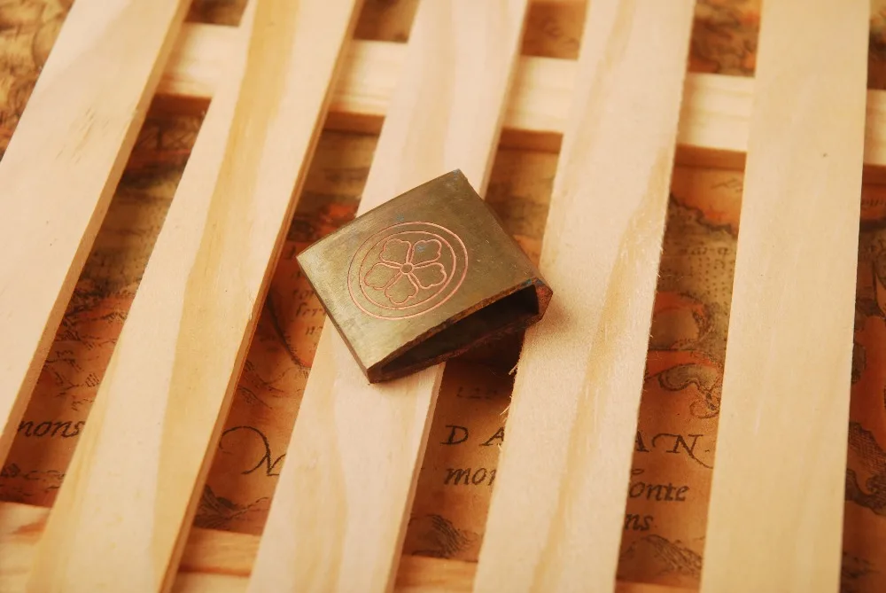 Тонкий и Простой меч латунный ошейник Habaki с лезвием для японского самурайского