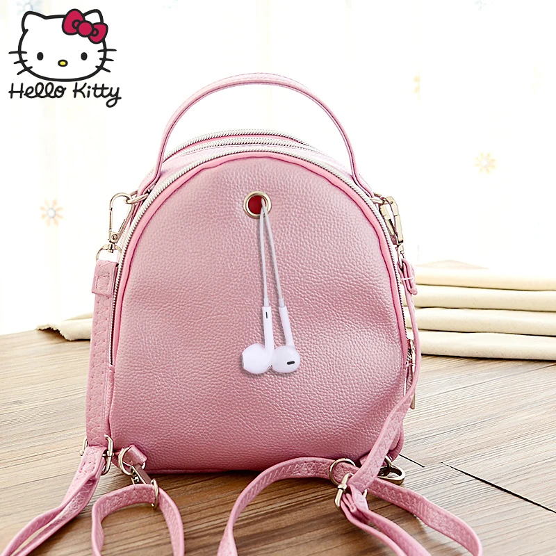 Милая мультяшная сумка hello kitty, модная женская сумка на одно плечо из искусственной кожи, милая розовая детская школьная сумка с рисунком, плюшевый подарок