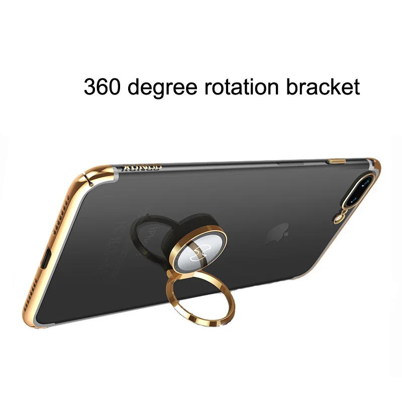 Для Iphone 8 8 Plus чехол, Xundd Роскошный прозрачный PC задняя крышка для Iphone 7 7 Plus/6 6s Plus чехол Capa подходит с магнитным автомобильным держателем