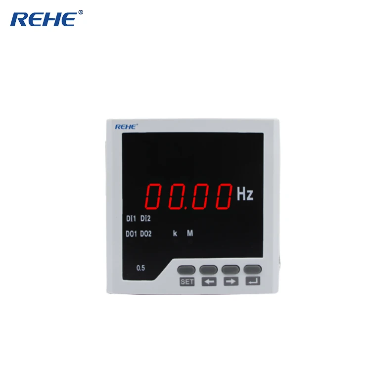 Цифровой Интеллектуальный однофазный измеритель частоты REHE RH F31 96*96 мм|meter chain|meter