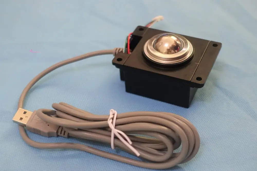 25 мм лазерный оптический трекбол модуль с USB или PS2, высокое разрешение надежное позиционирование данных промышленный вход указывающее устройство
