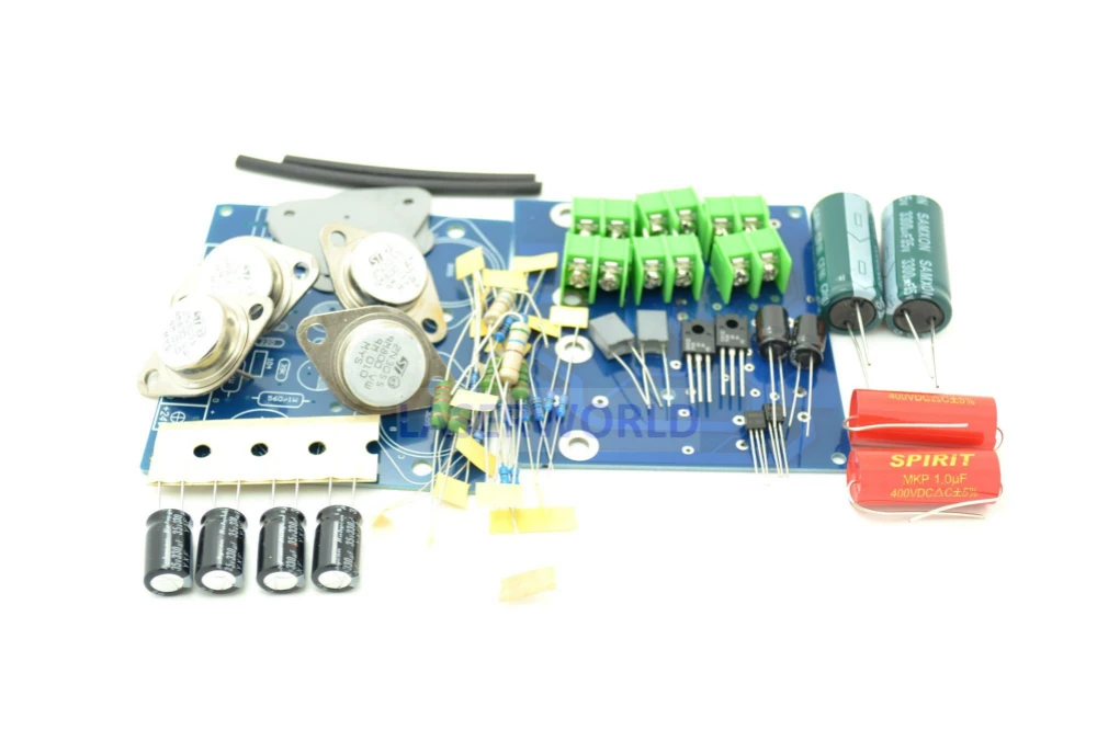 ST2N3055 JLH 1969 два канала простой класс предусилитель усилитель мощности DIY комплект Транзисторные усилители доска