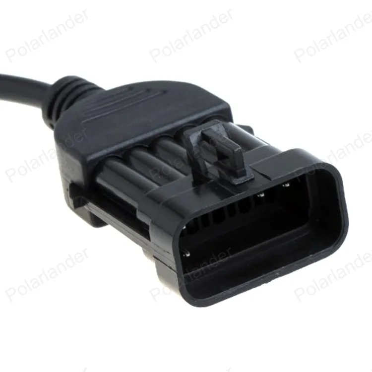 Кабель для автомобильного сканера OPEL 10pin до 16pin OBD2 кабель сервисный адаптер Авто
