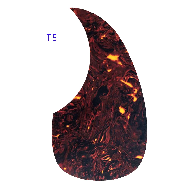 T5 Pleroo гитарные части Акустическая гитара pick guard Качество самоклеющиеся MA5 стиль pick Guard наклейка для 4" 41" размер гитары ra - Цвет: T5