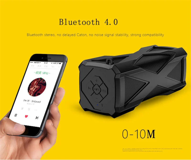 SENBONO супер бас беспроводной 3D стерео Открытый Bluetooth Спик спортивные портативные колонки с большой батареей power bank