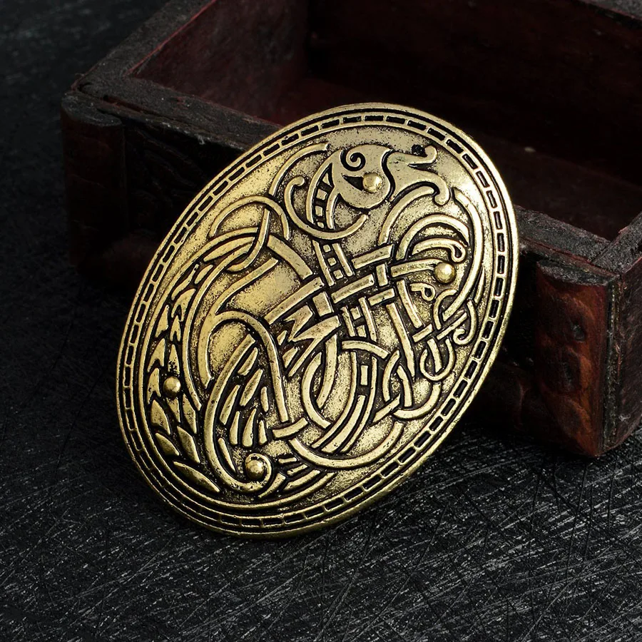 2020 модные ювелирные изделия Armadura Norse Shield Symbol Viking брошь средневековая брошка