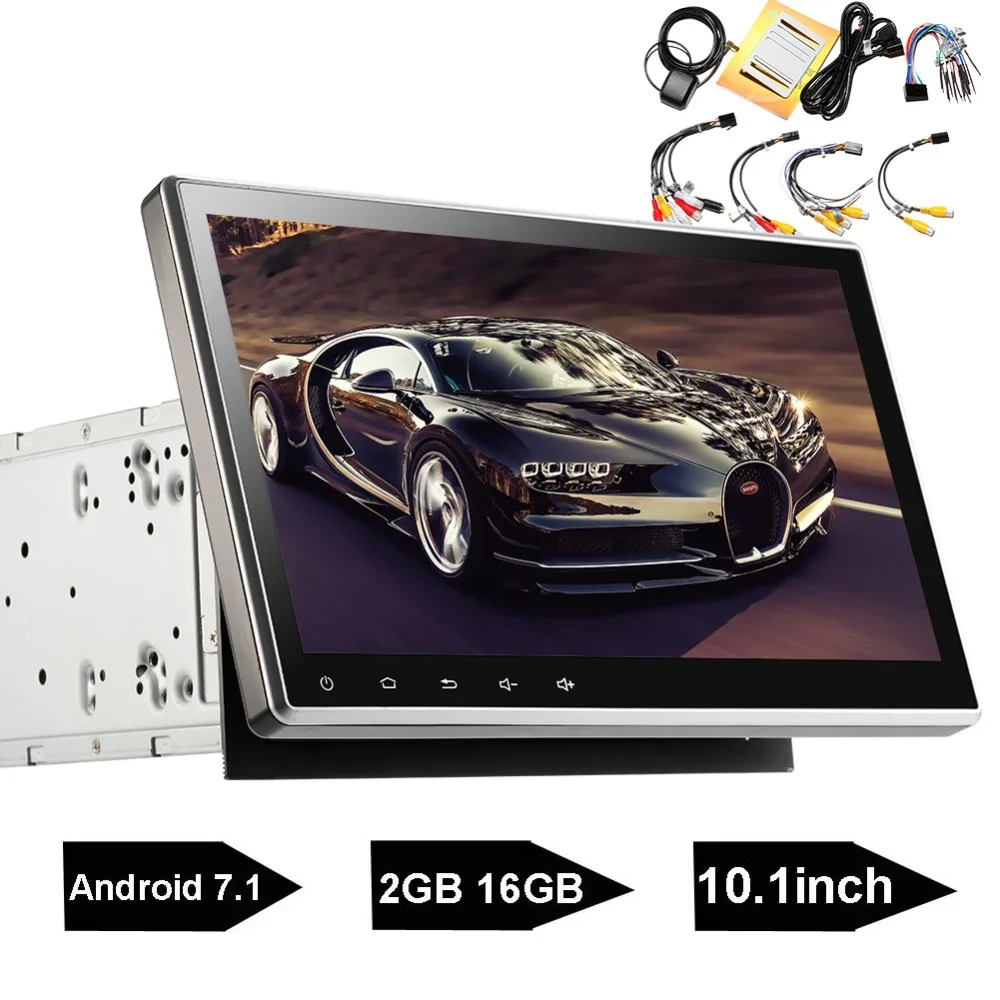 EinCar 10 1 дюймов 2G ram Android 7 HD 1024x600 емкостный сенсорный экран 2 DIN Автомобильный