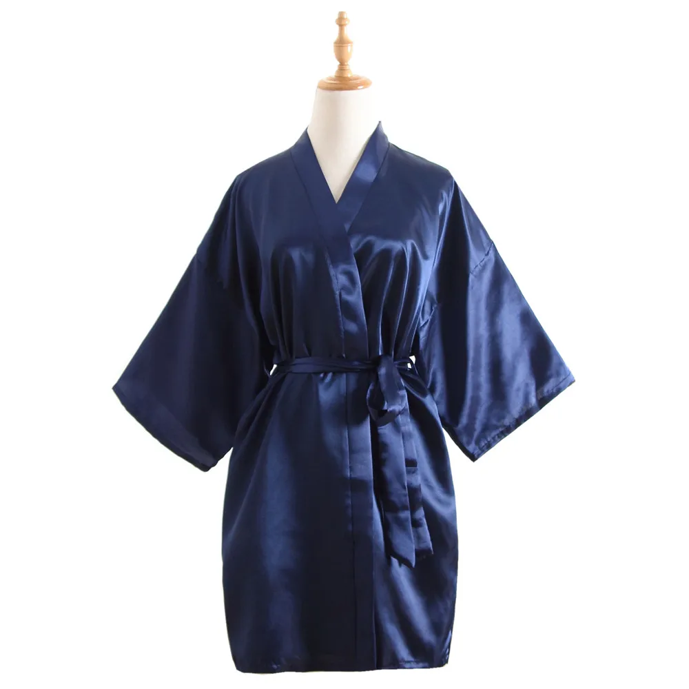 Винтажная Женская атласная короткая ночная рубашка ночное белье китайское