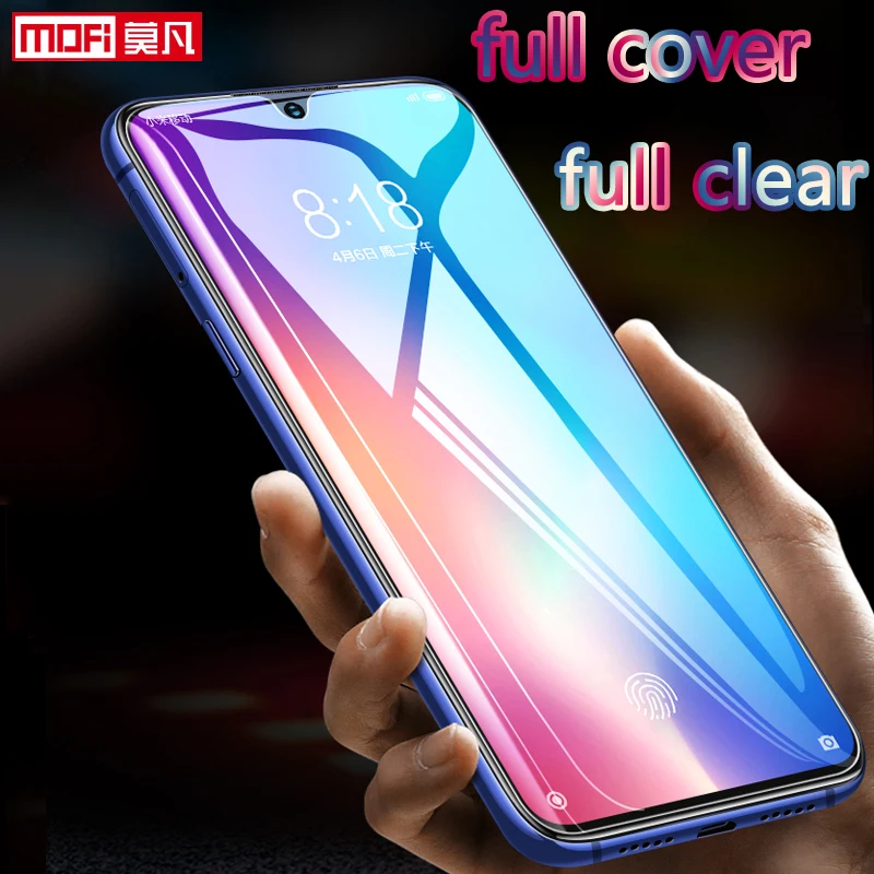 

Screen Protector For Xiaomi Mi9 Glass Full Cover Mofi Xiaomi 9 Tempered Glass Ultra Clear Front Protect film 9H 2.5D Xiaomi Mi9