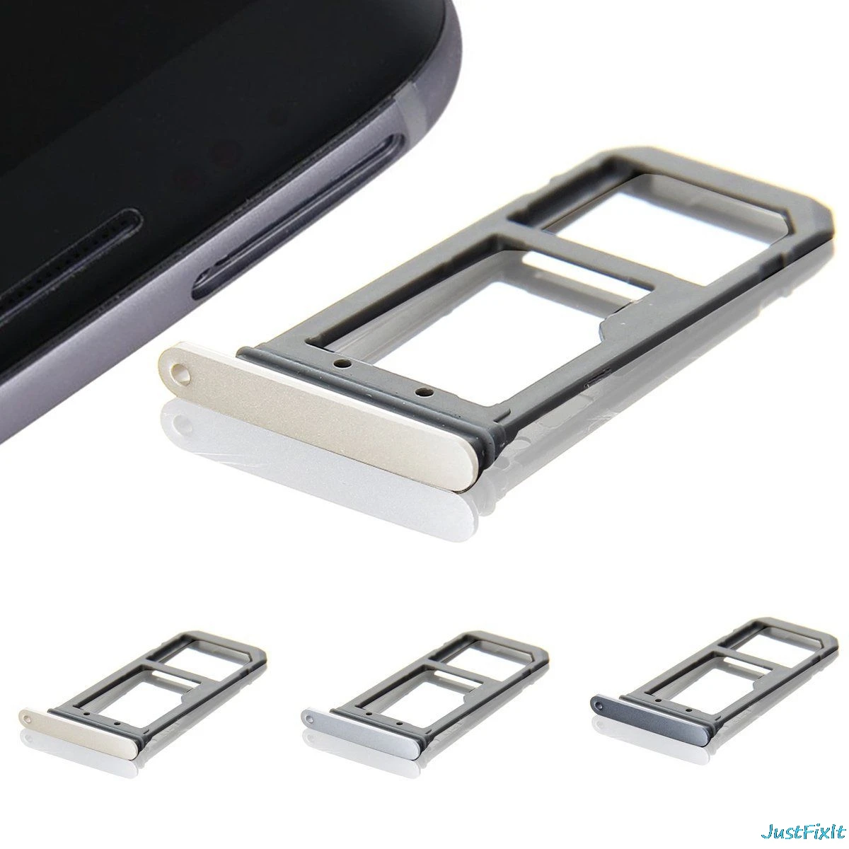 Слот для sim-карты держатель для samsung Galaxy S7 Edge G935f G935a чехол для замены запчасти адаптер для sim-карты