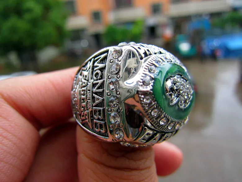 Бесплатная доставка 2004 Филадельфия Иглз World Чемпионат Супербоул кольцо Твердые