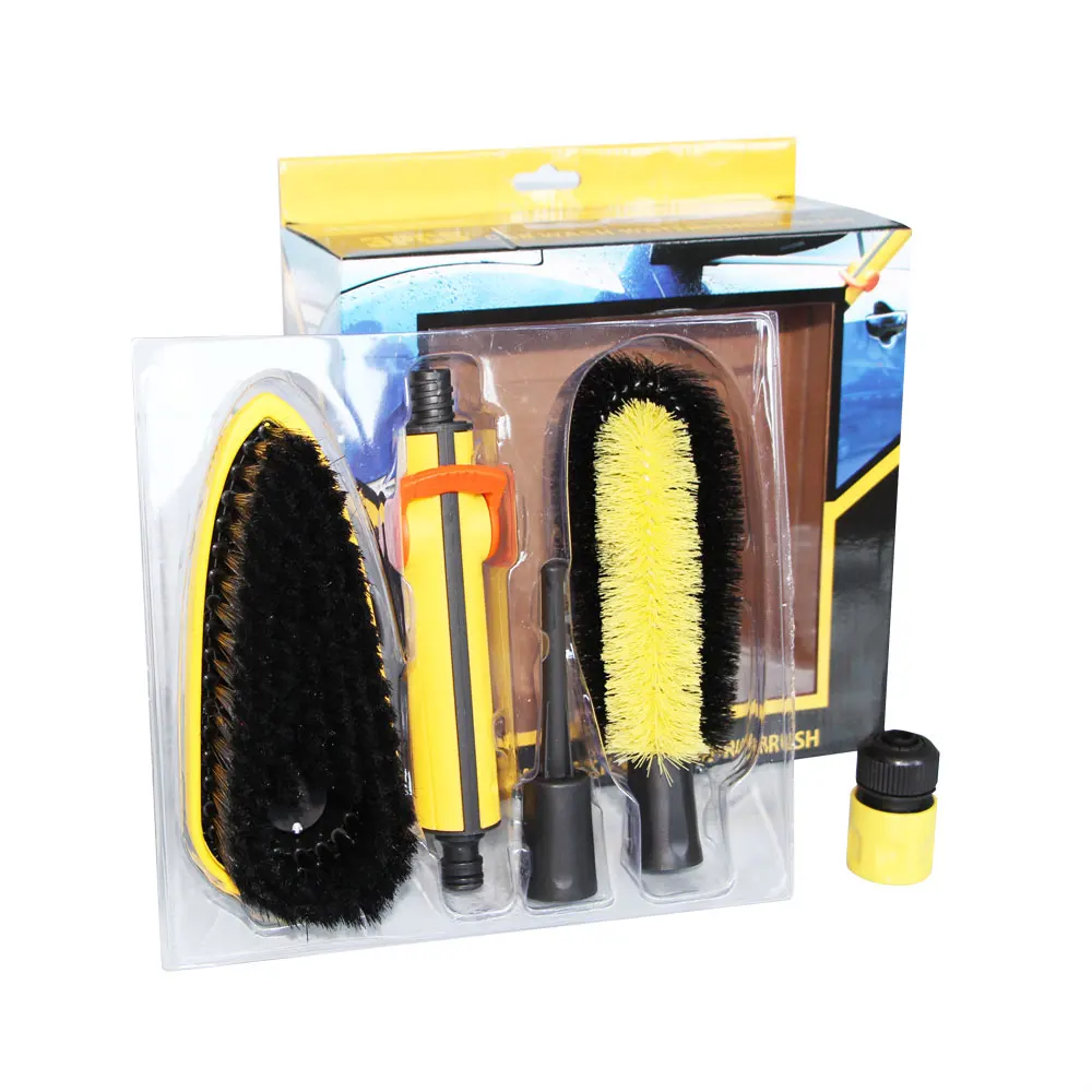 Вода через щетки мытья автомобиля Kit зубные с мягкой щетиной для автомобилей
