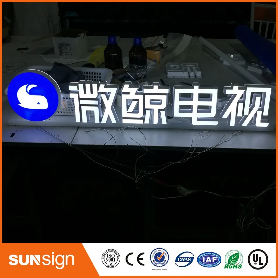 

alibaba-express channel letter decoration acrylic letters lighted