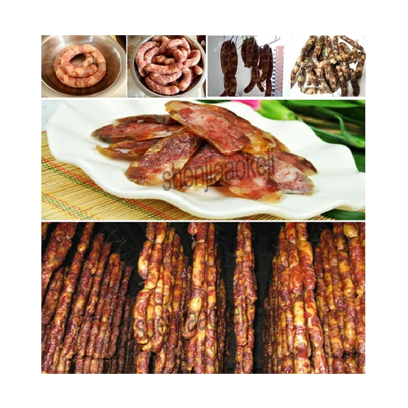 Новая 4L Бытовая нержавеющая сталь Вертикальная колбасная машина для