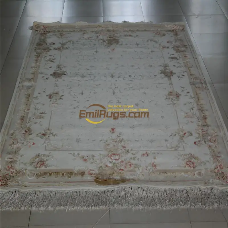 Чистый Шелковый ковер ручной работы шерсть традиционная Пряжка фэн шуй ковёр