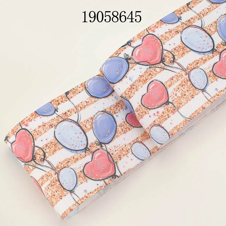 Новые 3 &quot75 мм любовь воздушный шар ленты напечатанные grosgrain ананас 19058639 | Дом и