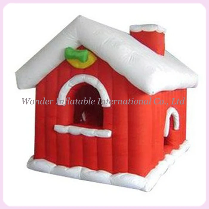 

Customize Beautiful Santa Inflatable Christmas House For Celebrating Christmas