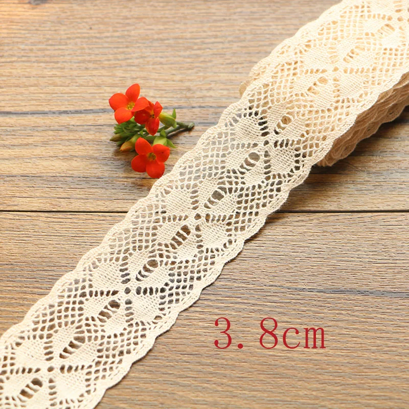 Лоскутное хлопковое кружево ручной работы материал с кружевной лентой 10