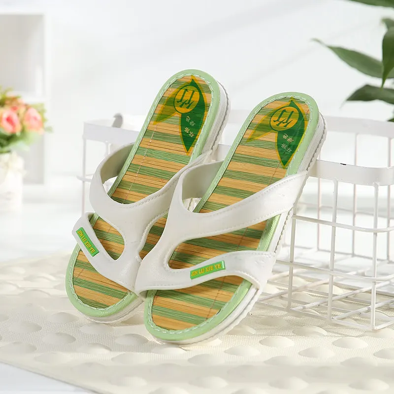 Лето non-slip Натурального бамбука тапочки ванна пары в бытовой ванная комната