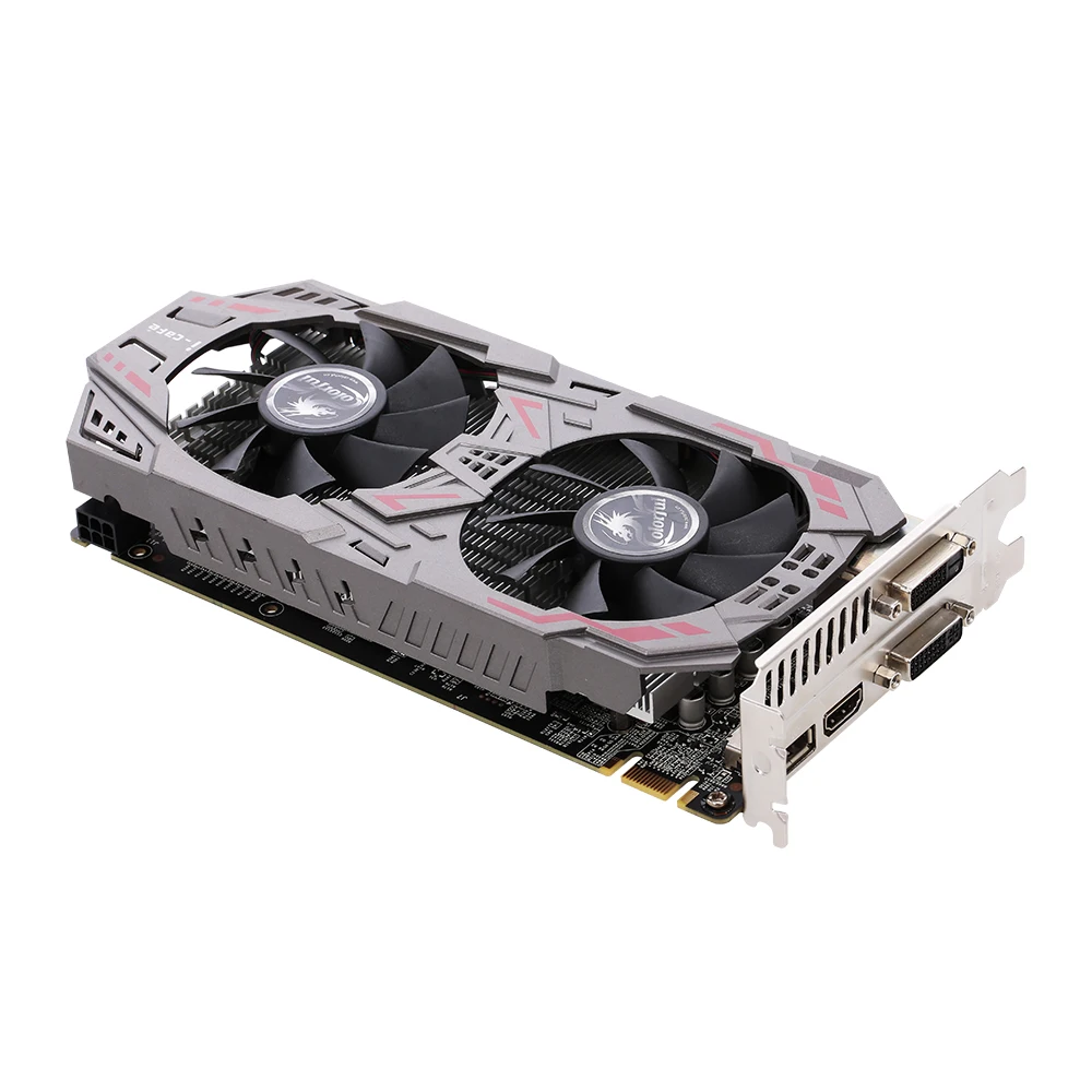 Colorful Video Card GTX950-Twin-2GD5 Graphics Card 128bit 6600MHZ GDDR5(Used/Second-hand) for computer Graphics Cards