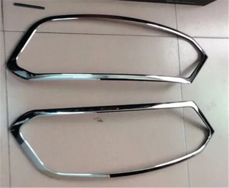 Крышка передней фары ABS Chrome отделка для задней Обложка лампы Zotye T600 2014 2015 Стайлинг