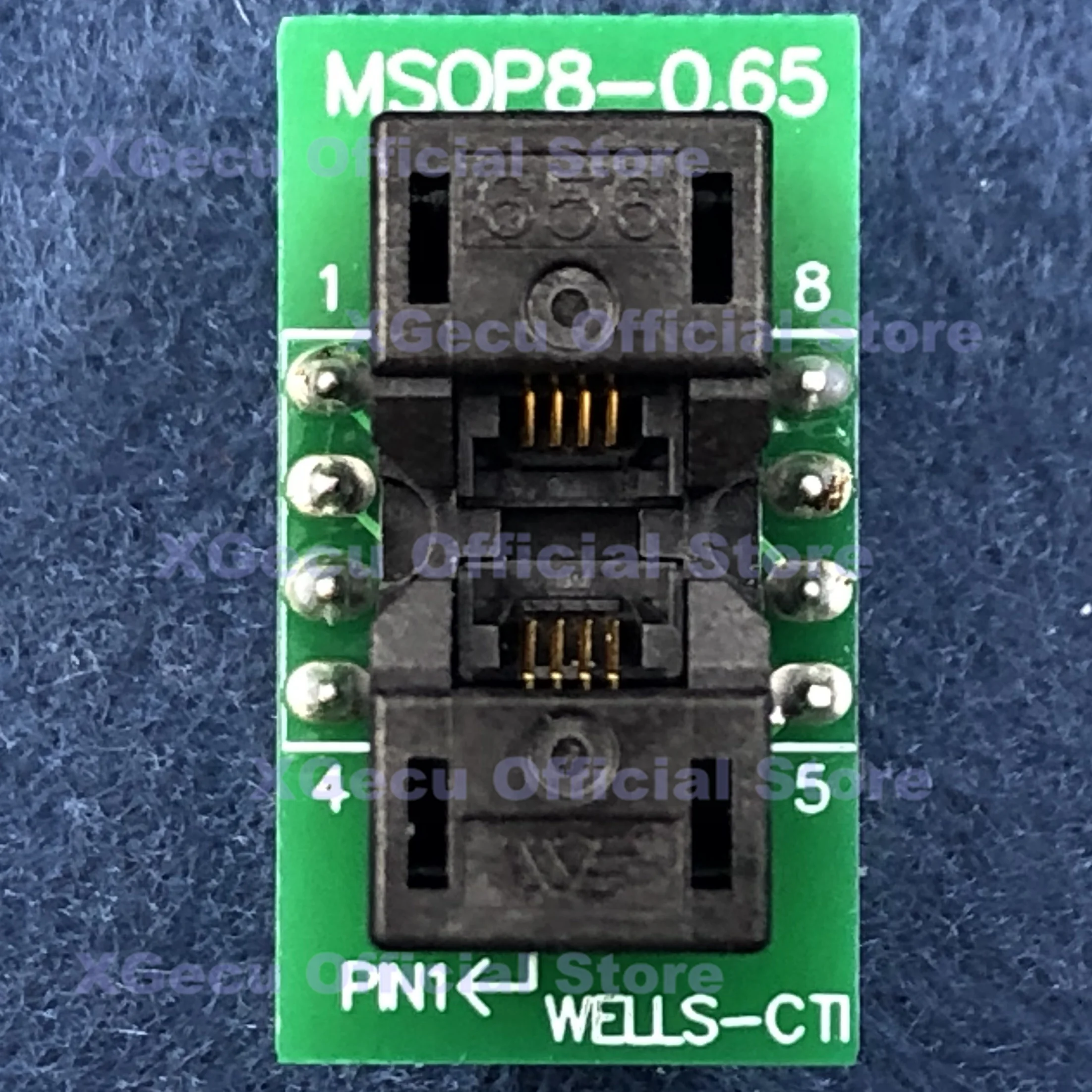 MSOP8 для DIP IC тестовое гнездо программист адаптер/конвертер для TL866A TL866CS TL866II Плюс или других универсальных программистов
