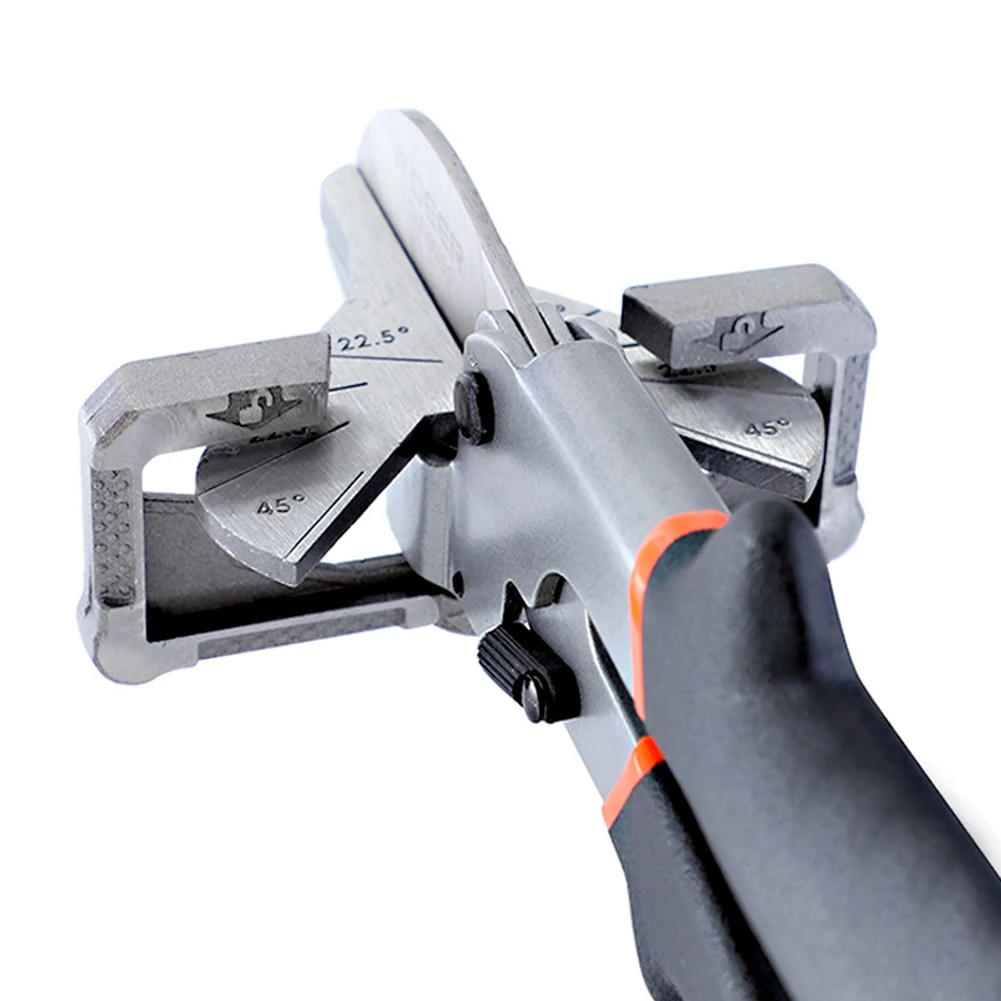 

0-135 Degree PVC Trunking Tube Multi Angle Miter Gasket Shear Trim Cutter Hand Tool Adjustable Multi Angle Shear