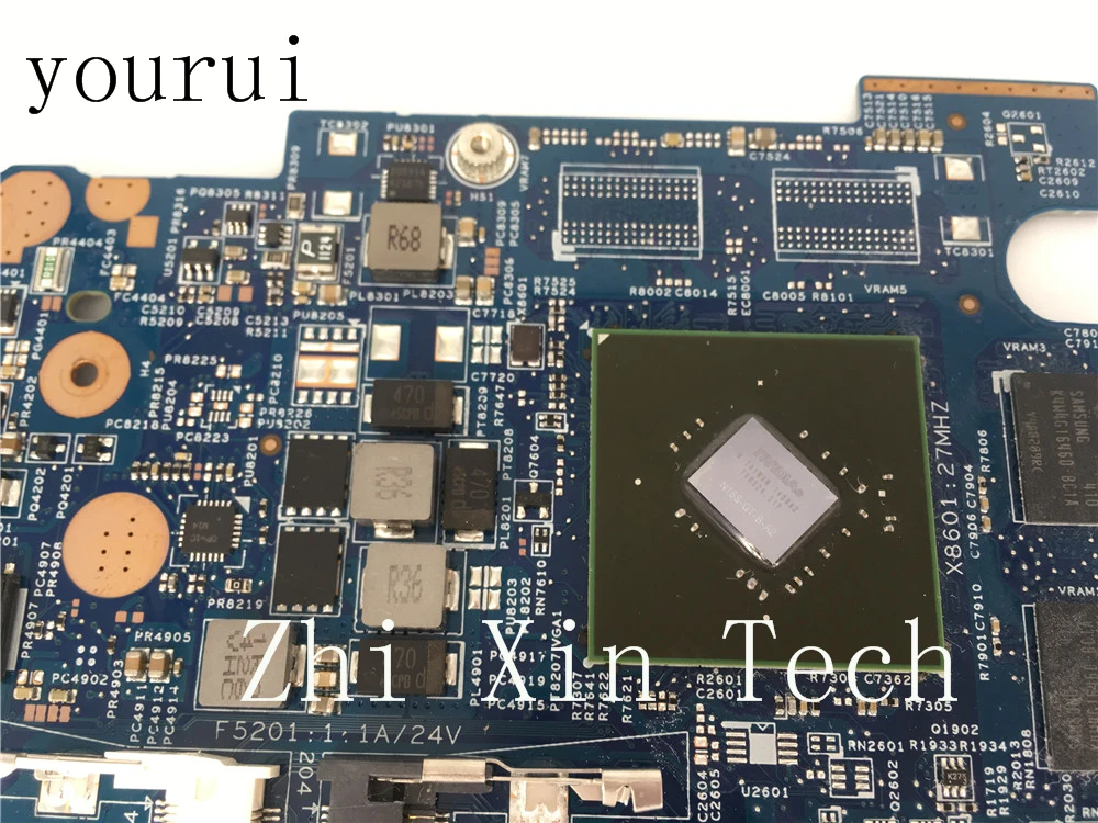 Yourui для Acer VN7-571 VN7-571G материнская плата ноутбука с i5-4210U процессором 448.02F08. 0011 100%