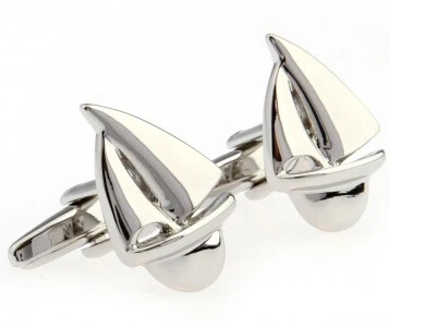 silver sailing Промо-Акция! Модные запонки серебристого цвета Модные Якорь дизайнерский медный материал - Окраска металла: silver sailing