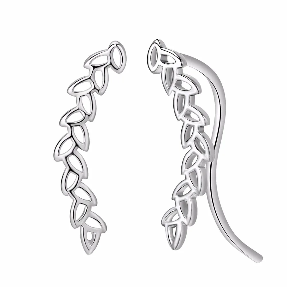 Модные дизайнерские серьги подвески Cxwind в форме листа пшеницы с крючком для