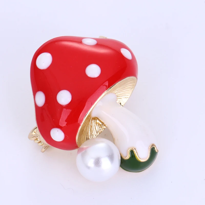 THRWELL модная брошь гриб растения нагрудник для женщин Повседневное украшение