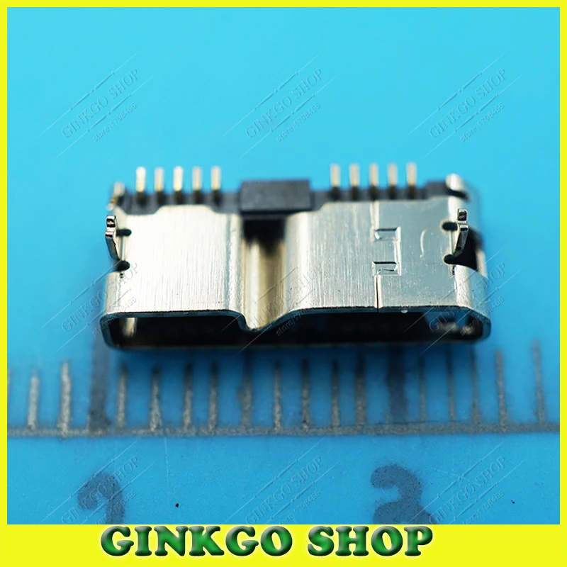 100 шт./лот Micro 3 0 USB порт с разъемом типа B для нетбука/планшета/MP4/MP5/мобильного