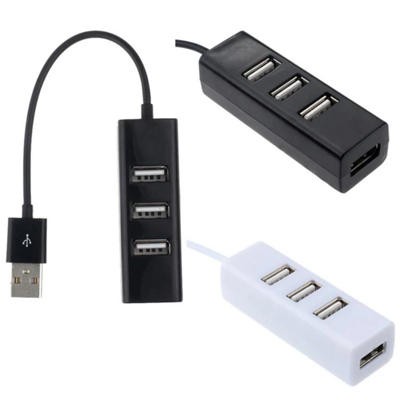 

Hot Brand Mini USB 2.0 Hi-Speed 4-Port Splitter Hub Adapter For PC Computer