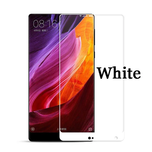 Для Xiaomi mi X 6," Полное покрытие закаленное стекло 9H 2.5D Pre mi um Защитная пленка для экрана для Xiaomi mi Mix Mimix 6,4 дюймов - Цвет: White