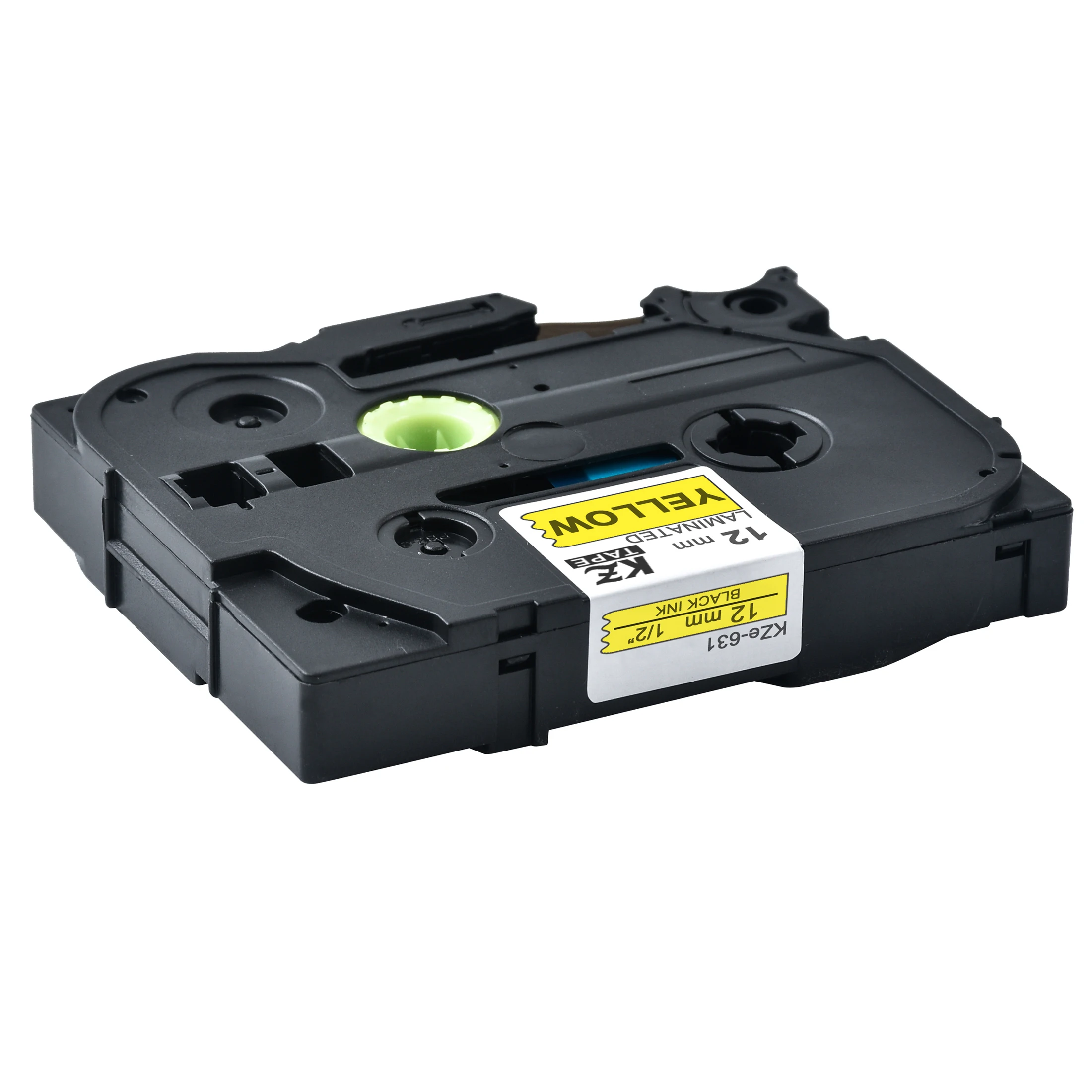CIDY 2pcs черная на желтой этикетке лента P Touch совместимая с Brother TZ 631 TZe631 tze tz631 для
