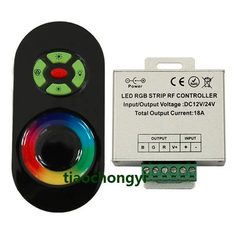 20 м 5050 RGB светодиодный светильник IP20 + 18A сенсорный контроллер усилитель Мощность