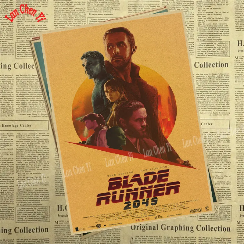 Blade Runner постер фильма комплект крафт бумага кафе бар ретро плакат декоративной