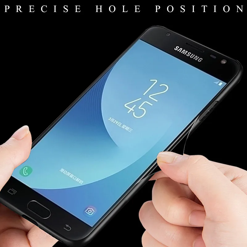 Чехол из закаленного стекла для Samsung Galaxy J7 2017 силиконовый чехол Pro J730F 5 &quot Для