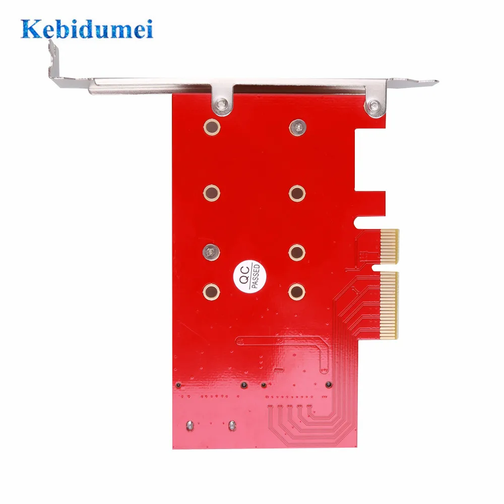 Kebidumei поддержка PCI Express 3 0 2230 2242 2260 2280 размер M2 NGFF к PCIE X4 адаптер M ключ и B Ключ SATA